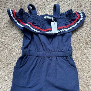 Janie and Jack Romper NWT - Red, White, and Blue 12-18 months